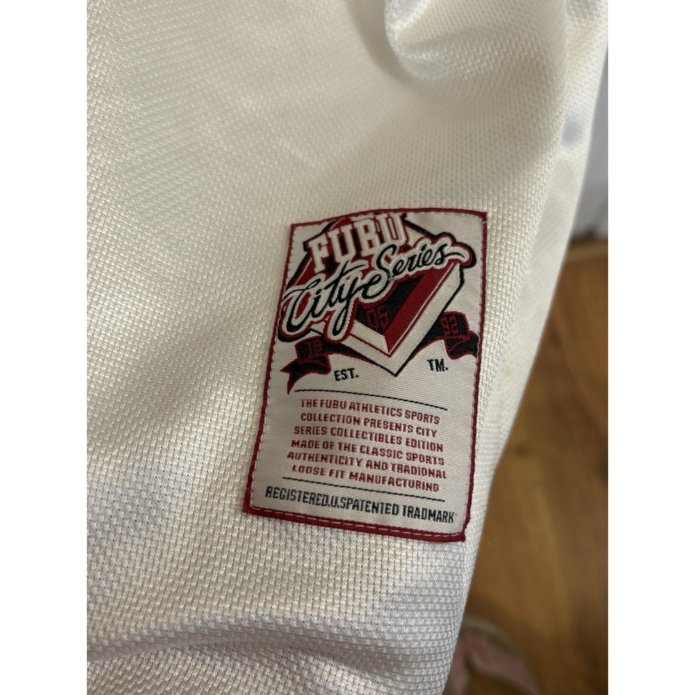 Vintage FUBU Jersey 1992 Size XL Dirty Dirty City Series - Picture 8 of 14